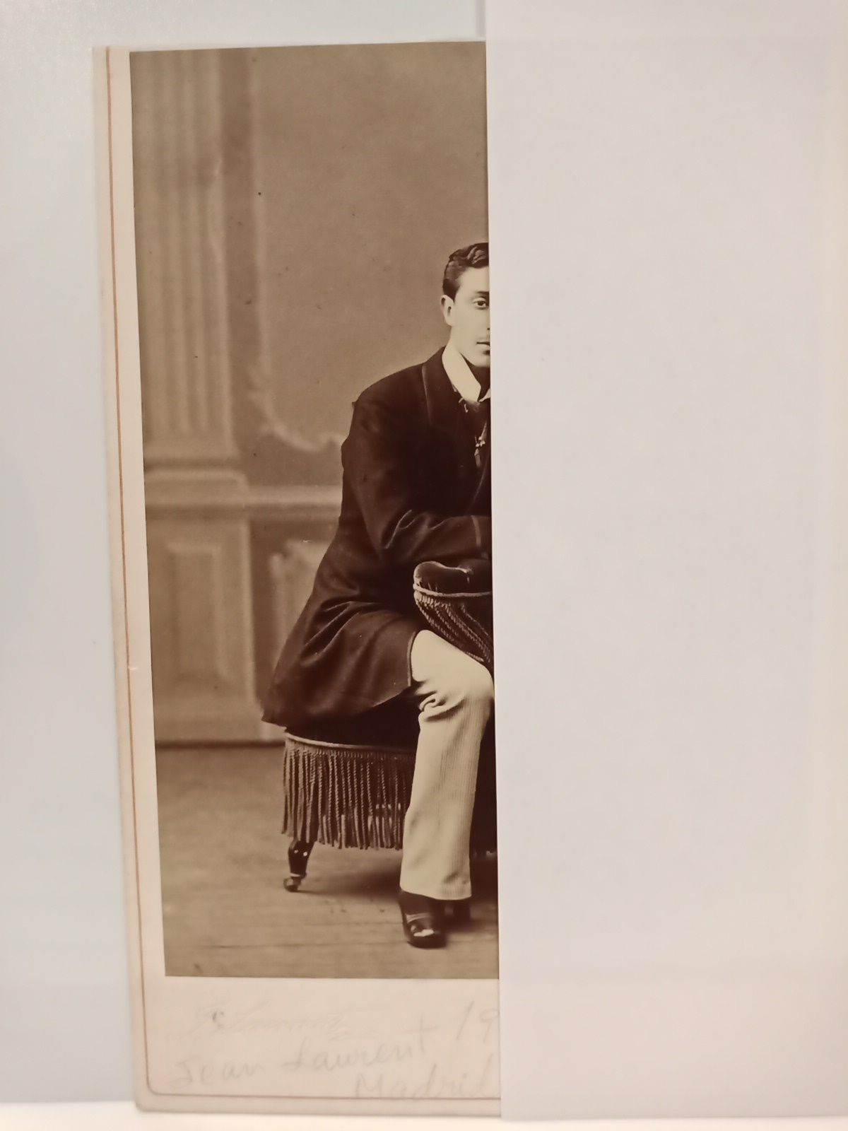 Retrato de S. M. Alfonso XII de cuerpo entero