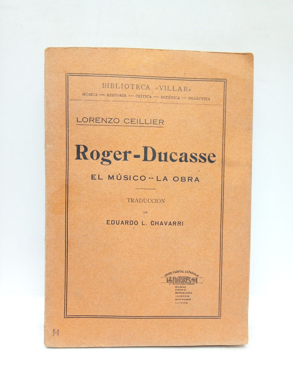 Roger - Ducasse: El músico - La obra / Traducció …