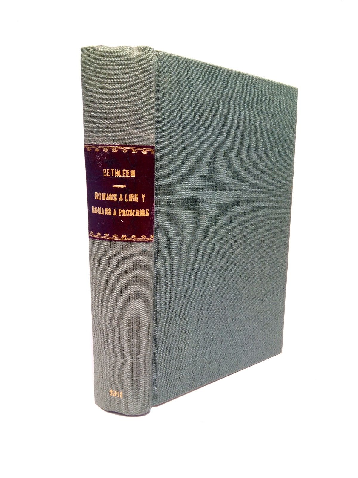 Romans à lire & Romans à proscrire: Essai de Classification …