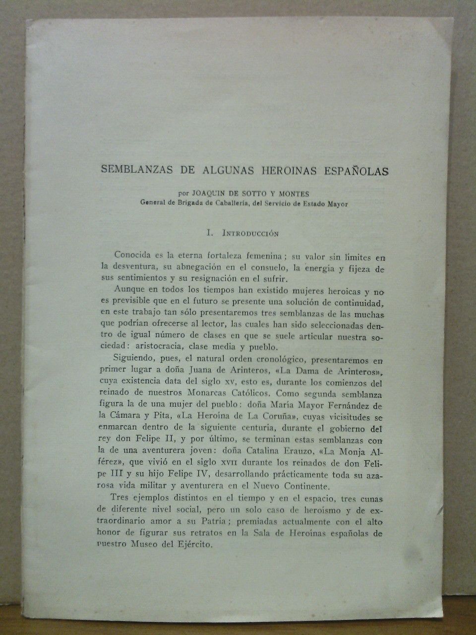 Semblanzas de algunas heroínas españolas