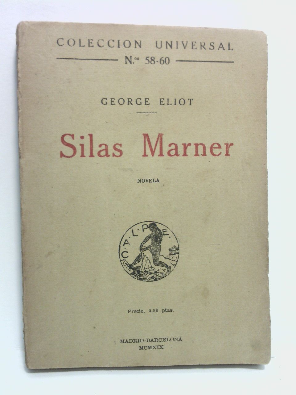 Silas Marner. (Novela) / Traduc. por Isabel Oyarzábal