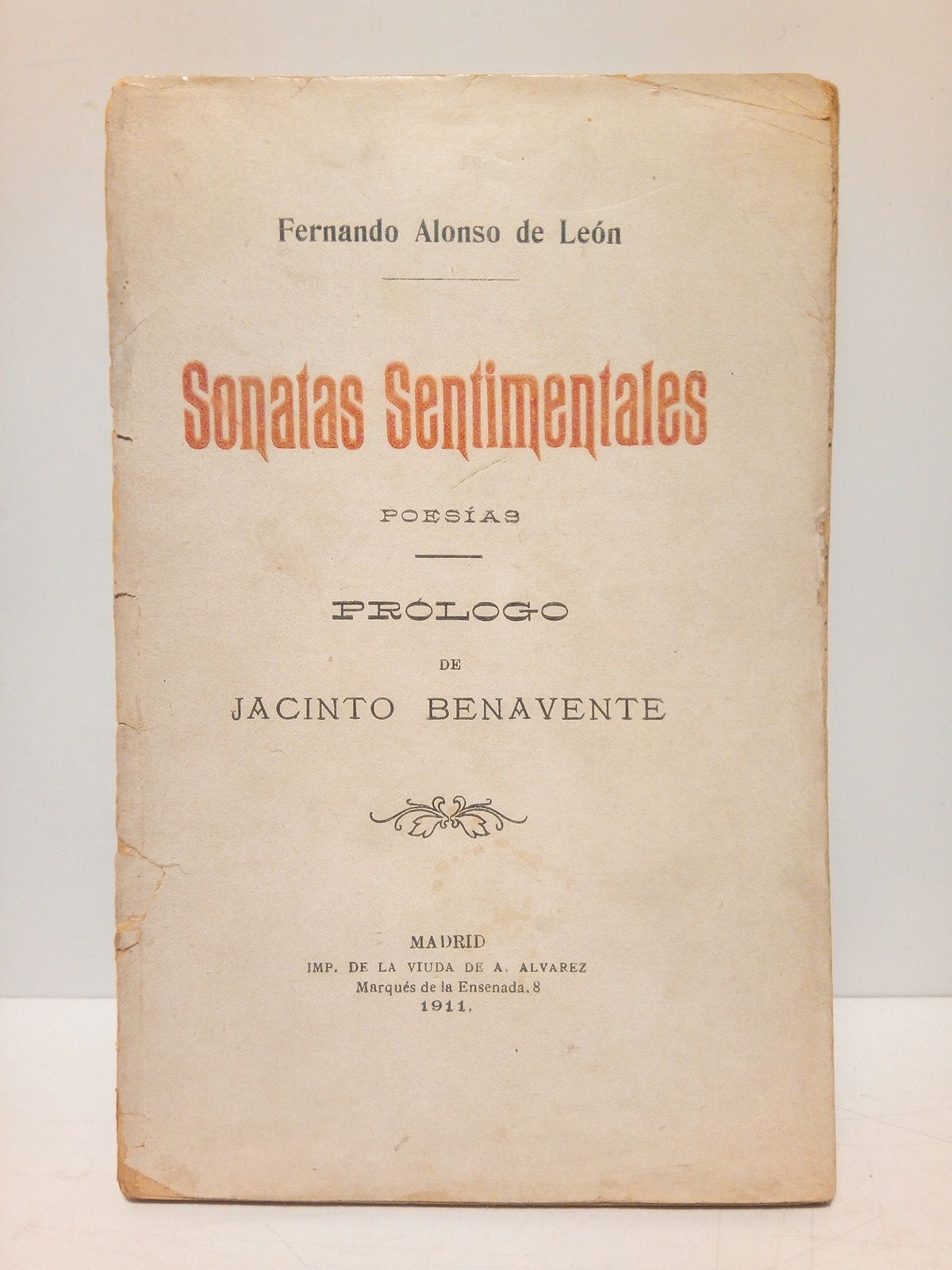 Sonatas Sentimentales. (Poesías)