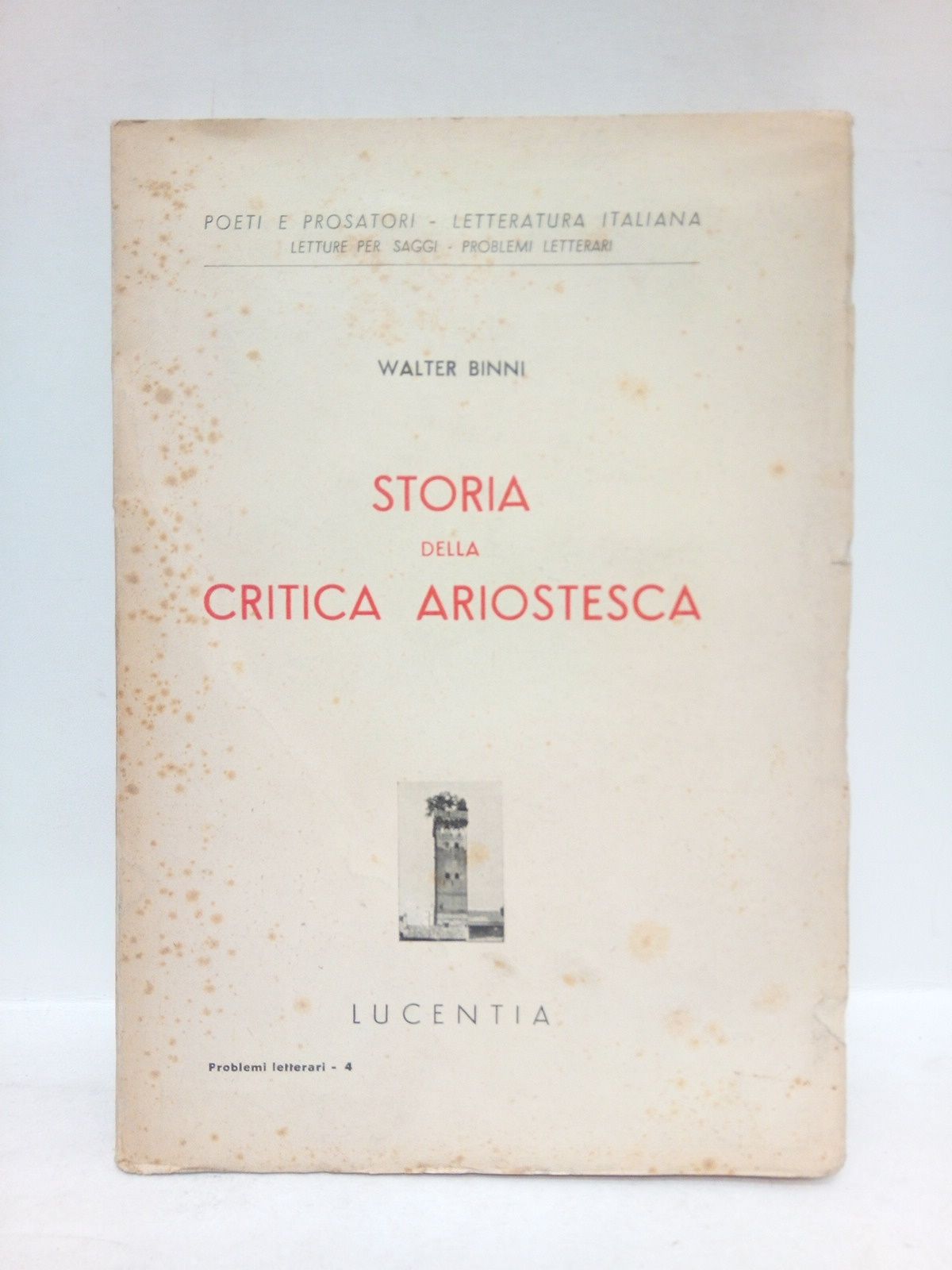 Storia della Critica Ariostesca