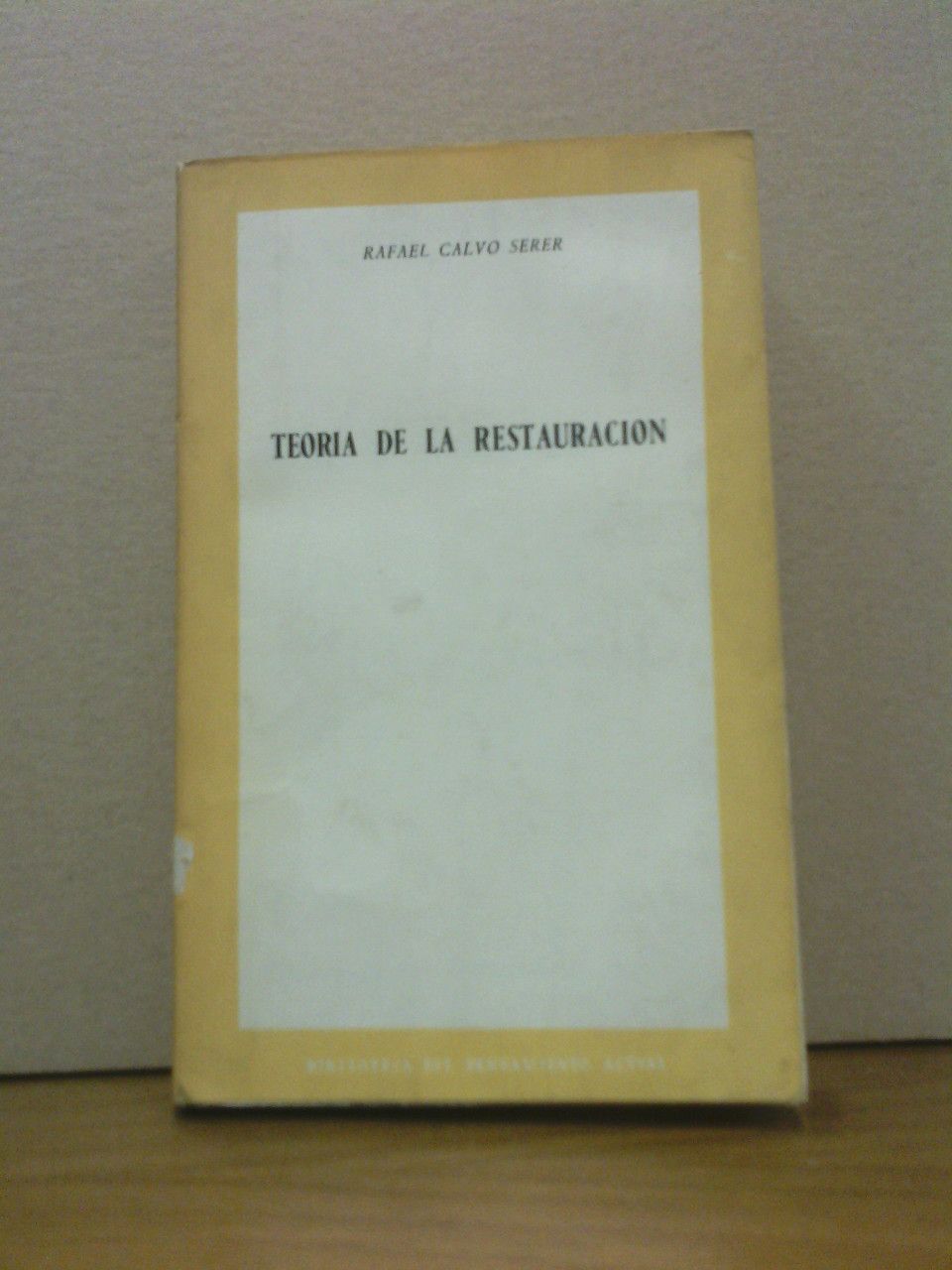 Teoría de la restauración
