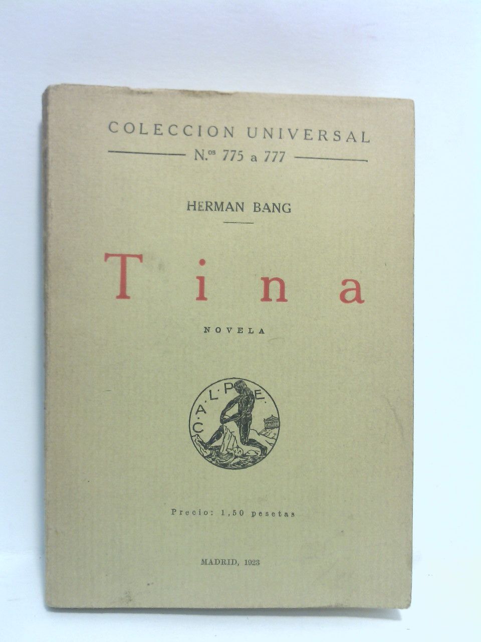 Tina. (Novela) / Traduc. por Eva Aggerholm de Vázquez Díaz