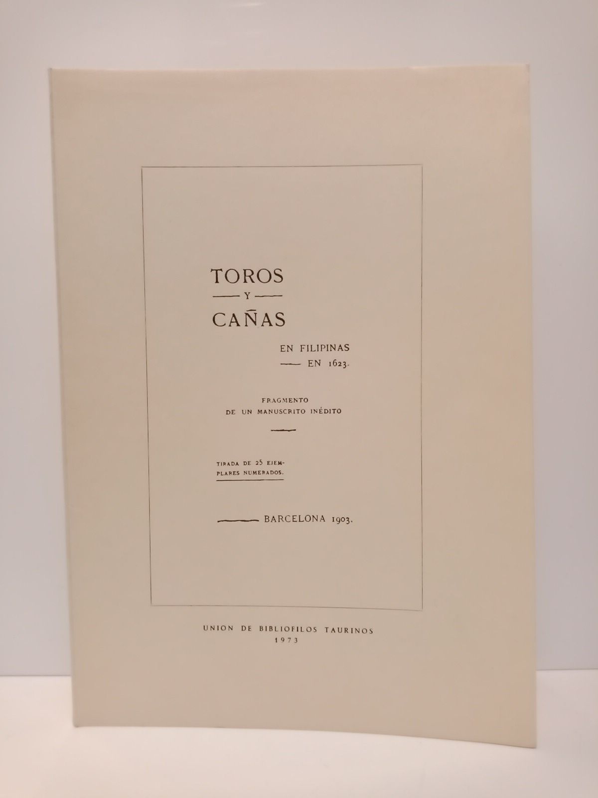 Toros y cañas en Filipinas en 1623. Fragmento de un …