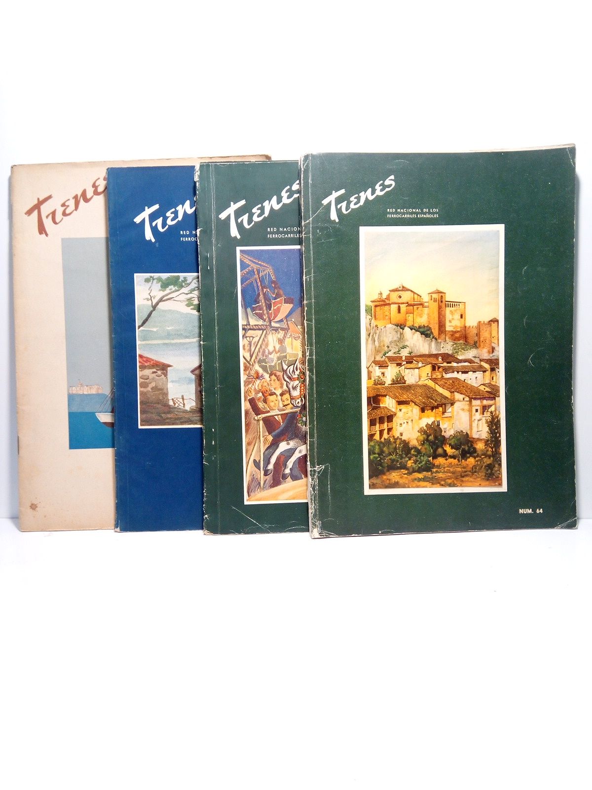 TRENES. Red Nacional de los Ferrocarriles Españoles. [Revista turística y …