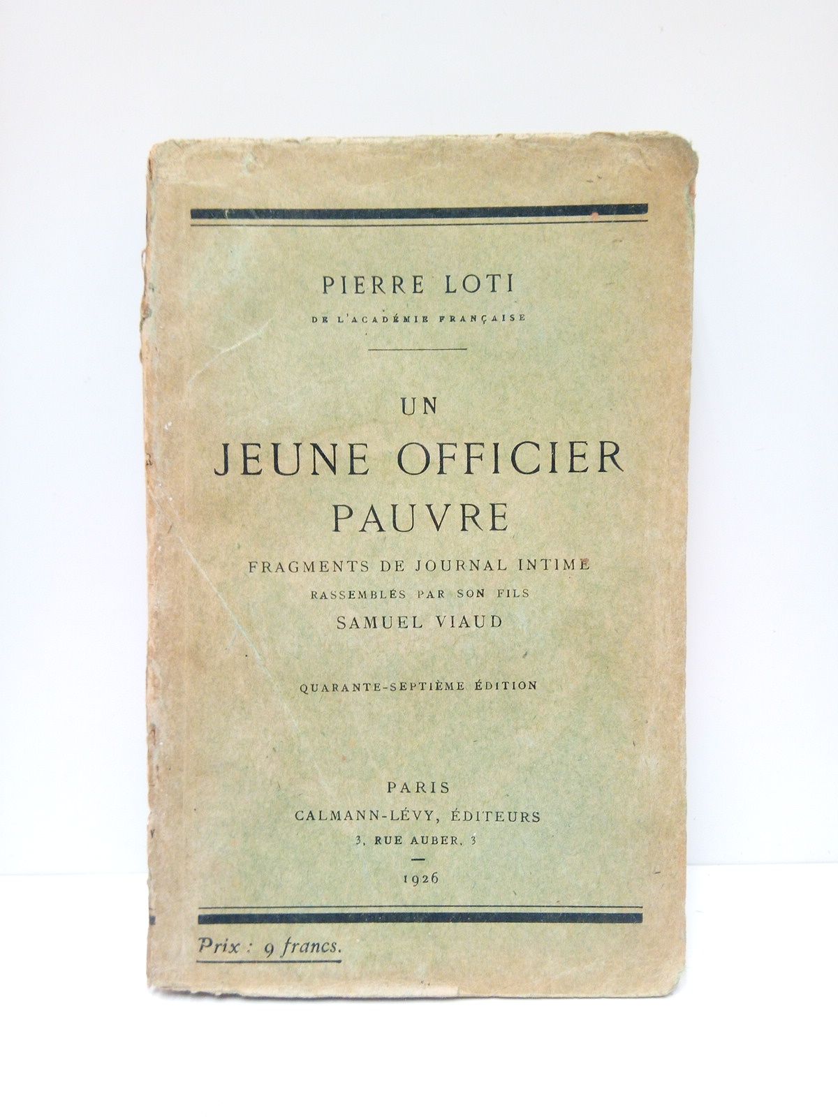 Un Jeune Officier Pauvre: Fragments de journal intime / Rassemblés …