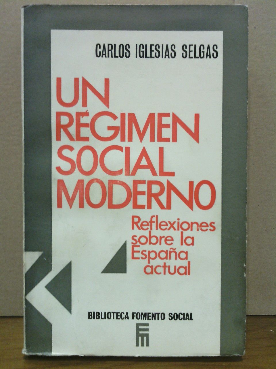 Un régimen social moderno: Reflexiones sobre la España actual
