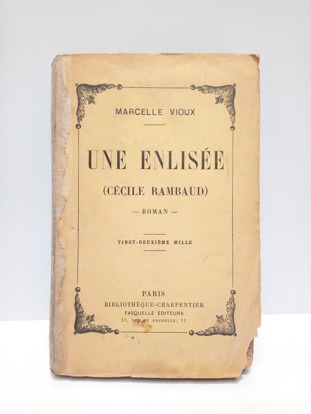 Une enlisée: Cécile Rimbaud. (Roman)