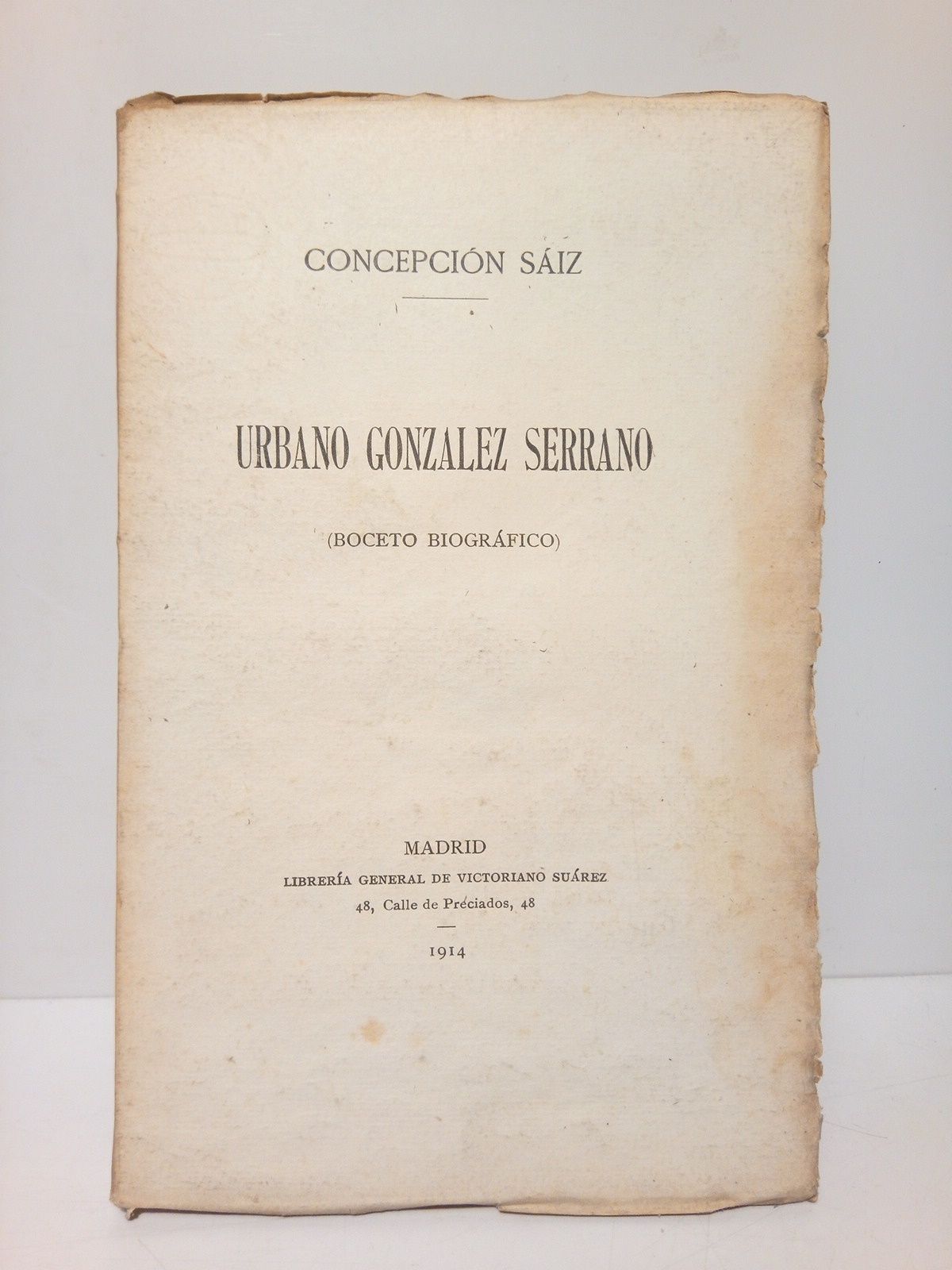 Urbano González Serrano (Boceto biográfico)