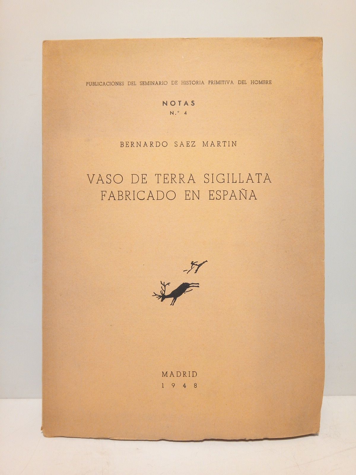 Vaso de terra sigillata fabricado en España