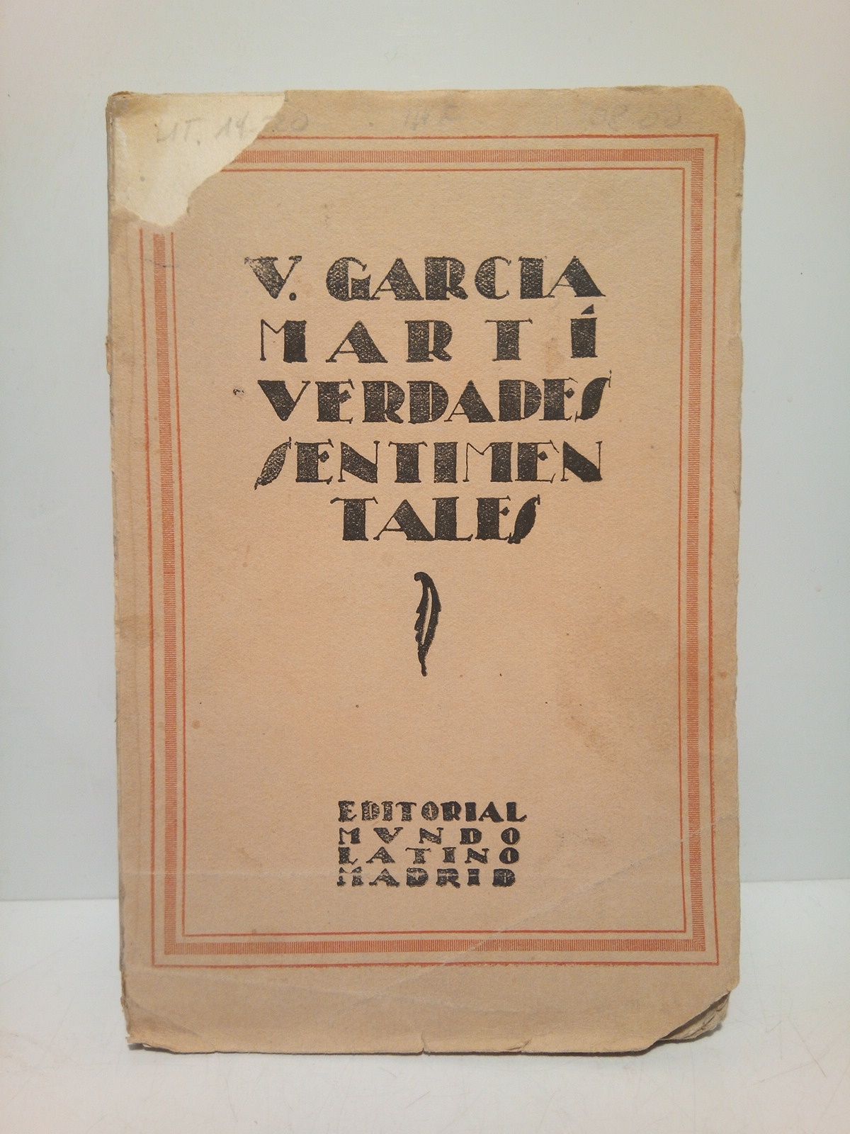 Verdades sentimentales / Con un estudio crítico de Cansinos Asséns