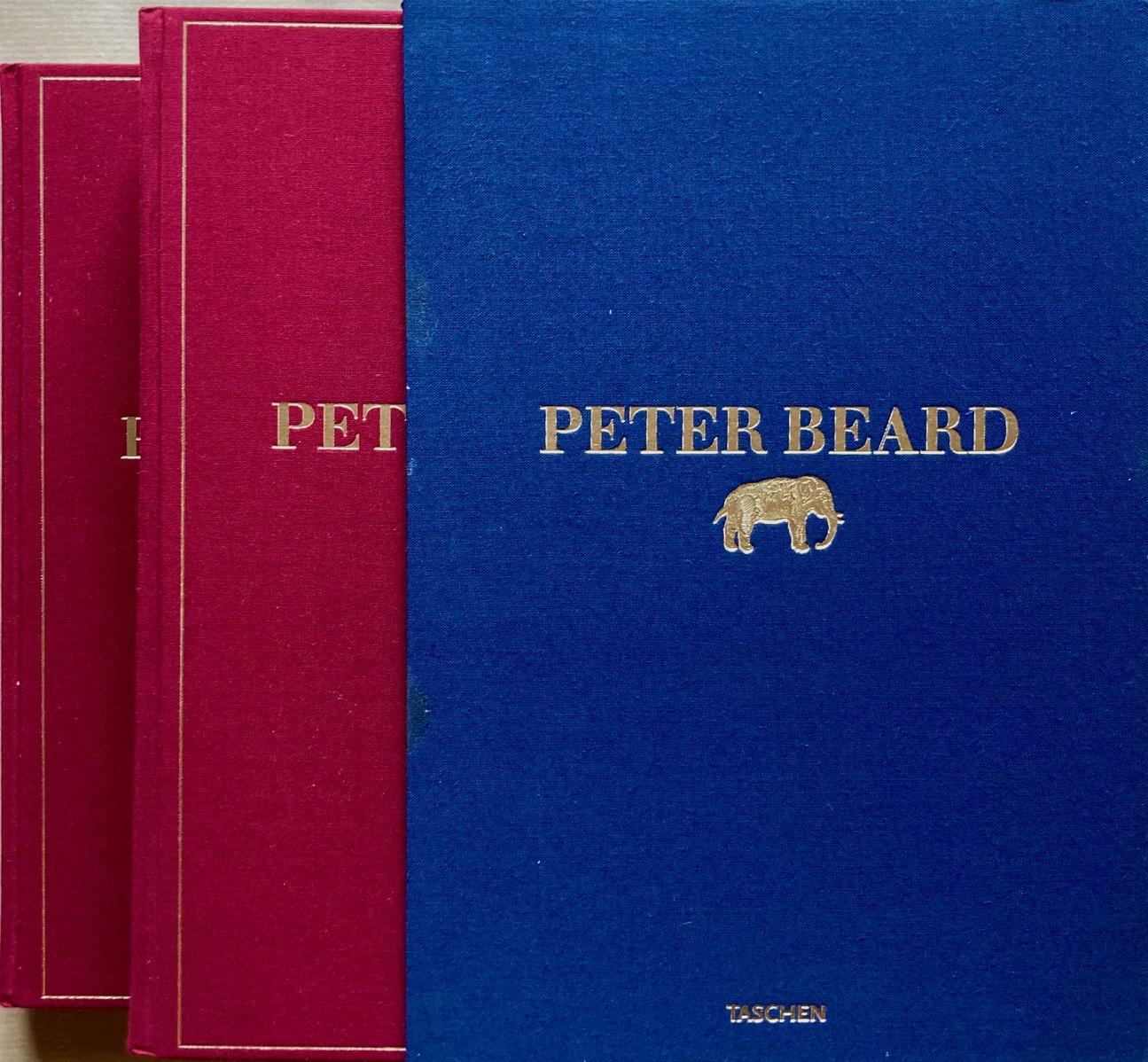 PETER BEARD.Due volumi fotografici.Eccellente edizione in cofanetto.