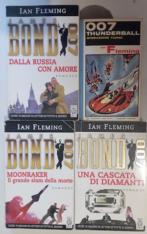 007 James Bond 4 volumi (Thunderball/Dalla russia con amore /Moonraker …