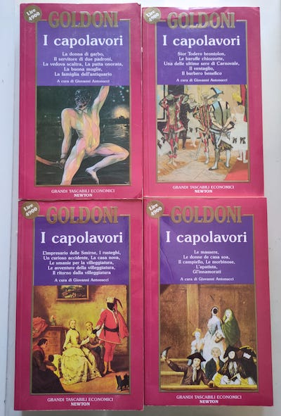 Capolavori - Carlo Goldoni - voll.1/3/4/5