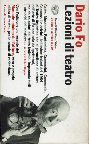 Dario Fo .Lezioni di teatro .Videocassetta + libro contenuto in …