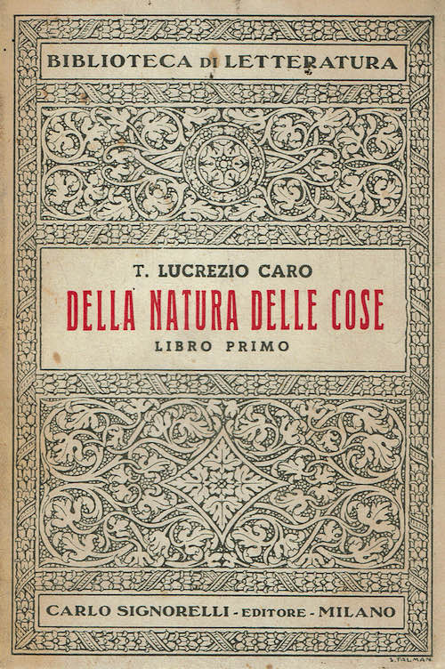 Della natura delle cose Libro primo