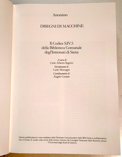 Disegni di macchine. Il codice SIV.5 della Biblioteca Comunale degli …
