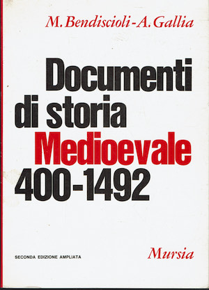 Documenti di storia Medievale 400 - 1492