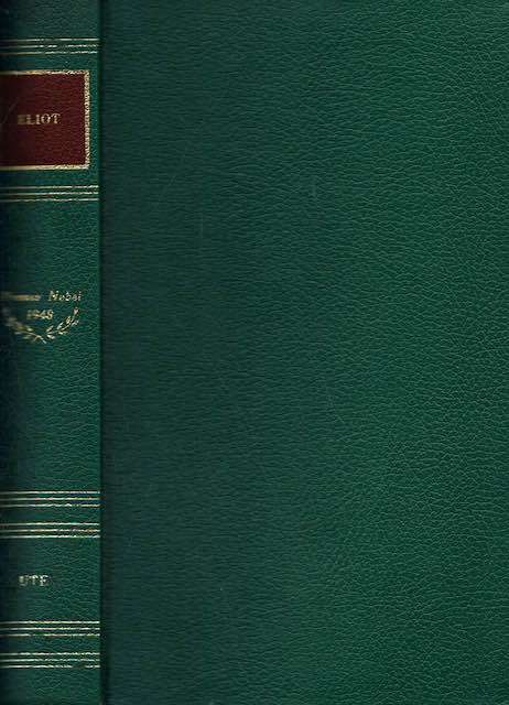 Eliot - premio Nobel 1948.