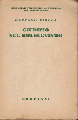 Giudizio sul bolscevismo - Volume XXII