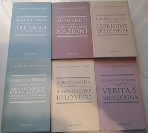 I classici del pensiero libero vol.11/12/13/14/15/29 cadauno 3,00 € ( …