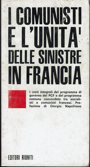 I comunisti e l'unita'delle sinistre in Francia