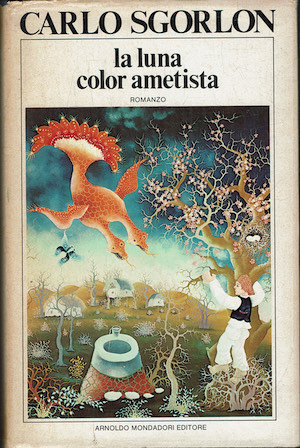 La luna color ametista