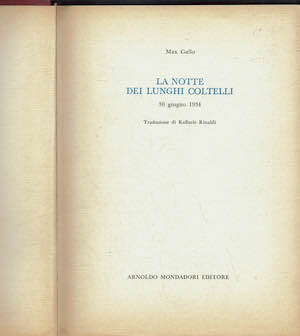 La notte dei lunghi coltelli