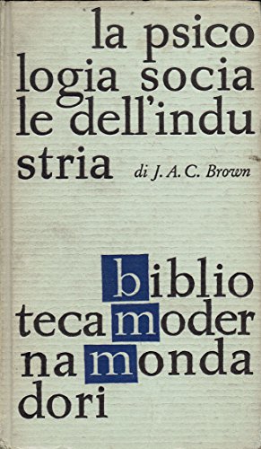 La psicologia sociale dell'industria