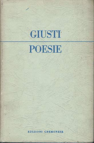 Giusti. Poesie