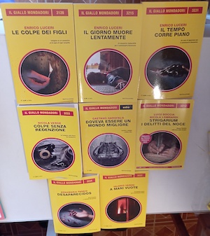 Stock 8 libri - Il Giallo Mondadori (solo autori italiani), …
