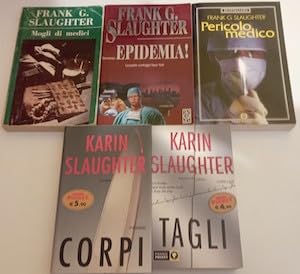 Stock n. 3 -cinque gialli ,medical thriller ,titoli in foto …