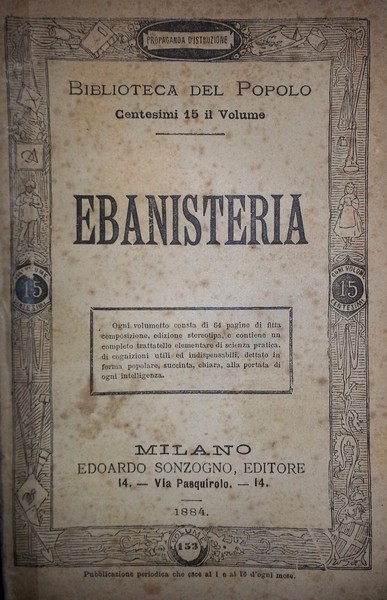 BIBLIOTECA DEL POPOLO. FASCICOLI DAL N° 1 AL 100 (1875-1879)