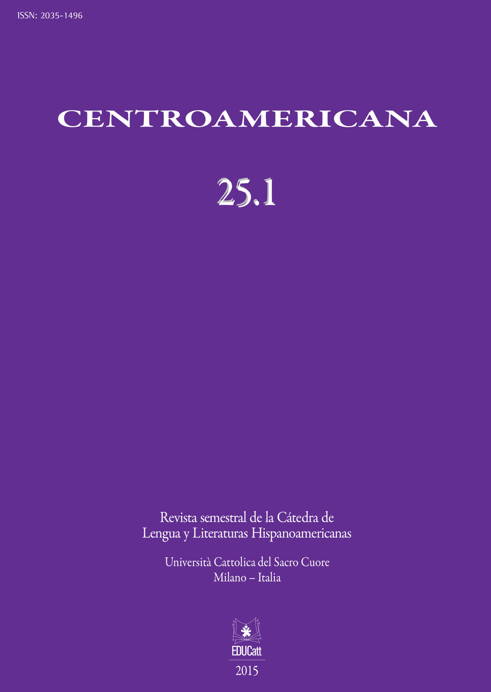 Centroamericana. Vol. 25/1