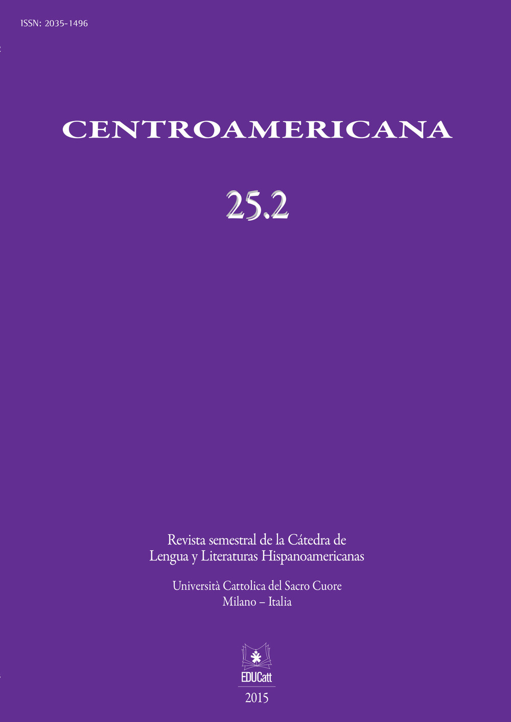 Centroamericana. Vol. 25/2