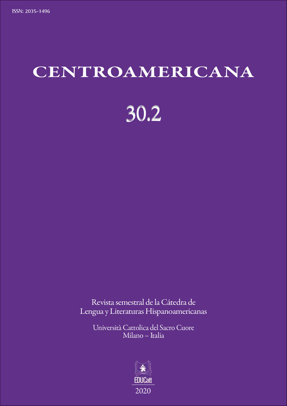 Centroamericana. Vol. 30/2