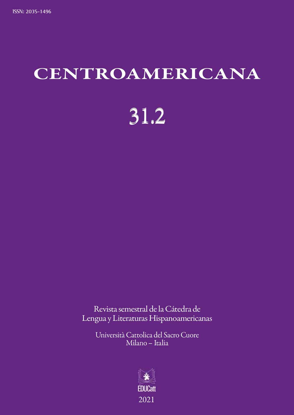 Centroamericana. Vol. 31.2