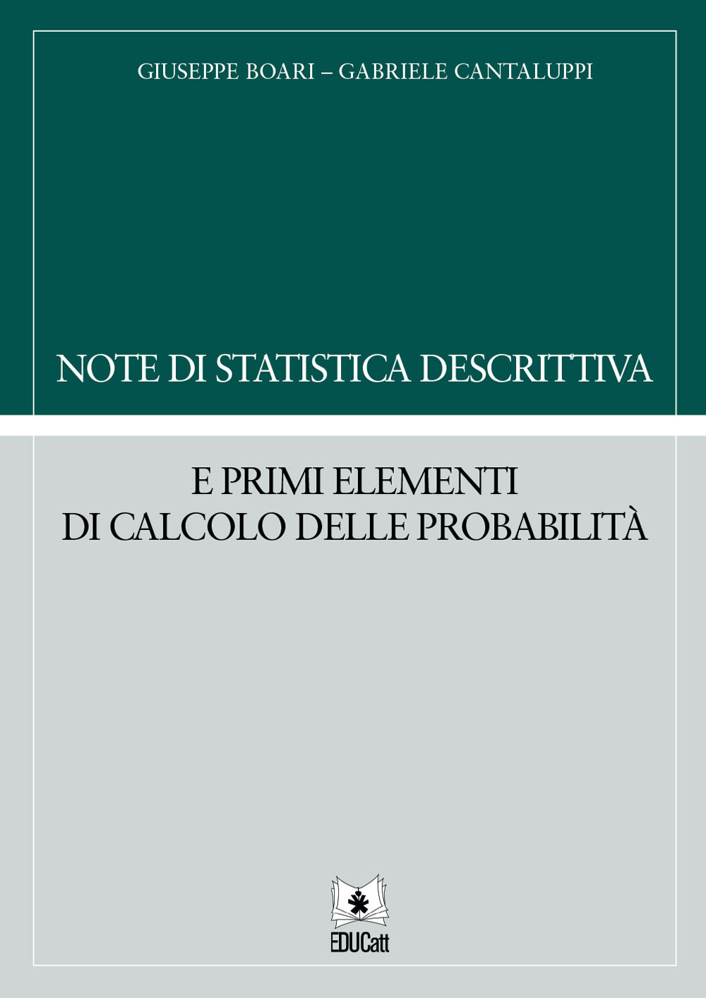 Note di statistica descrittiva e primi elementi di calcolo delle …