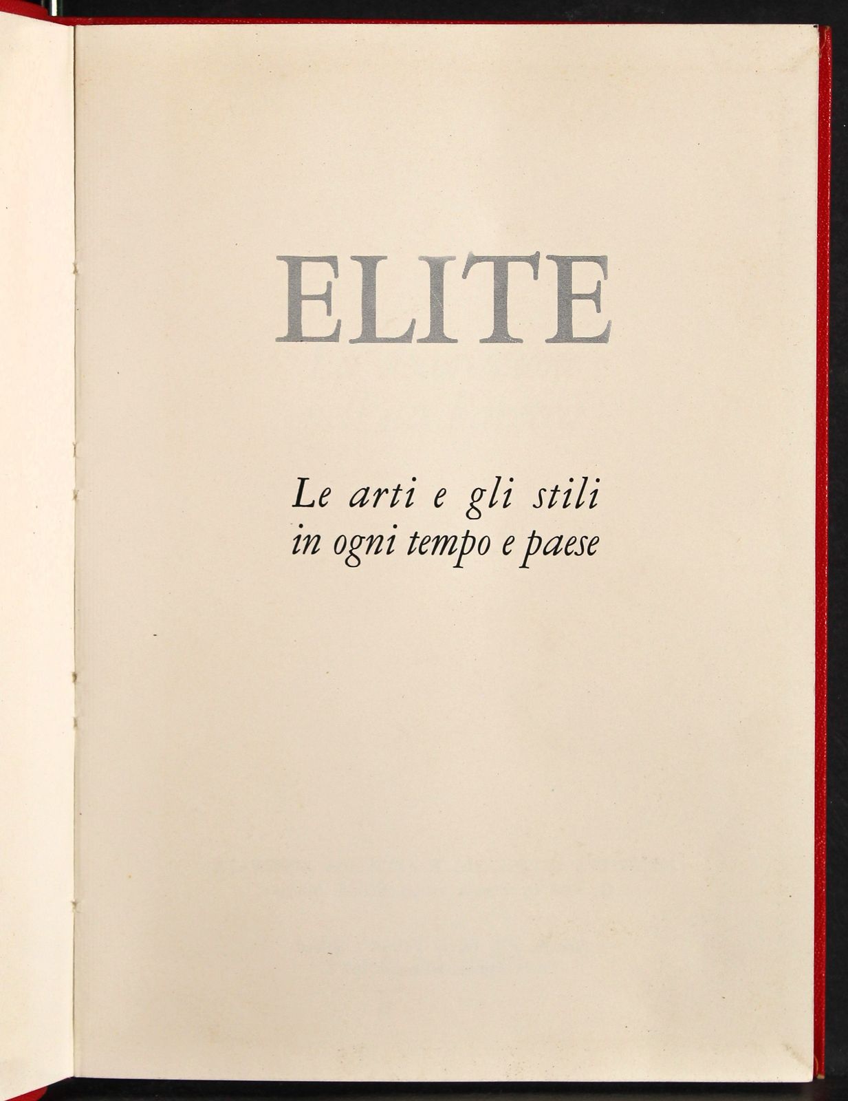 Elite. La decorazione nell'età barocca