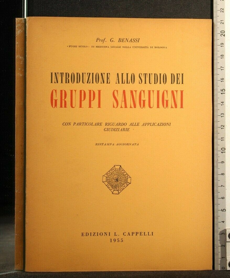 INTRODUZIONE ALLO STUDIO DEI GRUPPI SANGUIGNI