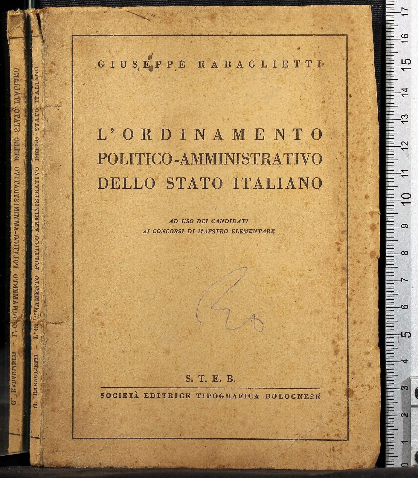 L'ordinamento politico amministrativo dello stato italiano