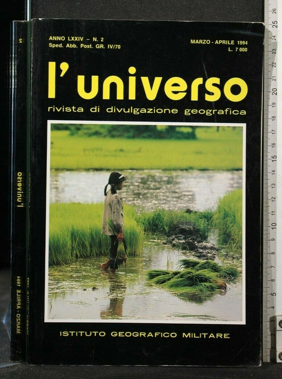L'UNIVERSO RIVISTA DI DIVULGAZIONE GEOGRAFICA MARZO-APRILE 1994