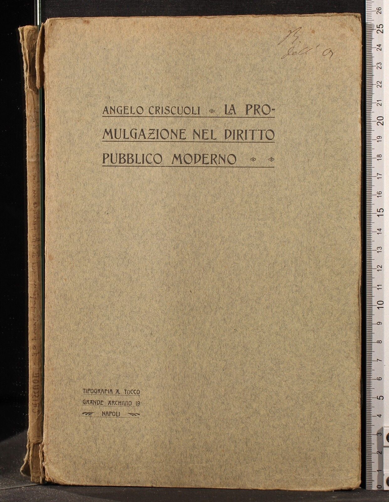 La promulgazione nel diritto pubblico moderno