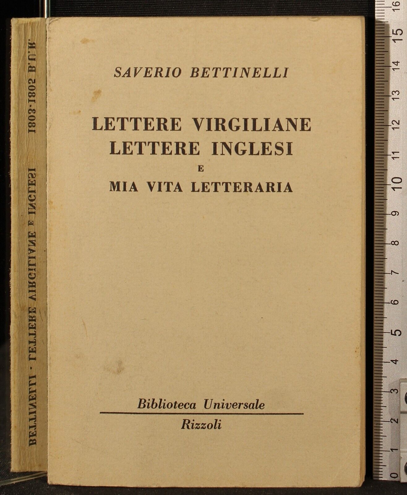 Lettere virgiliane, lettere inglesi e mia vita.