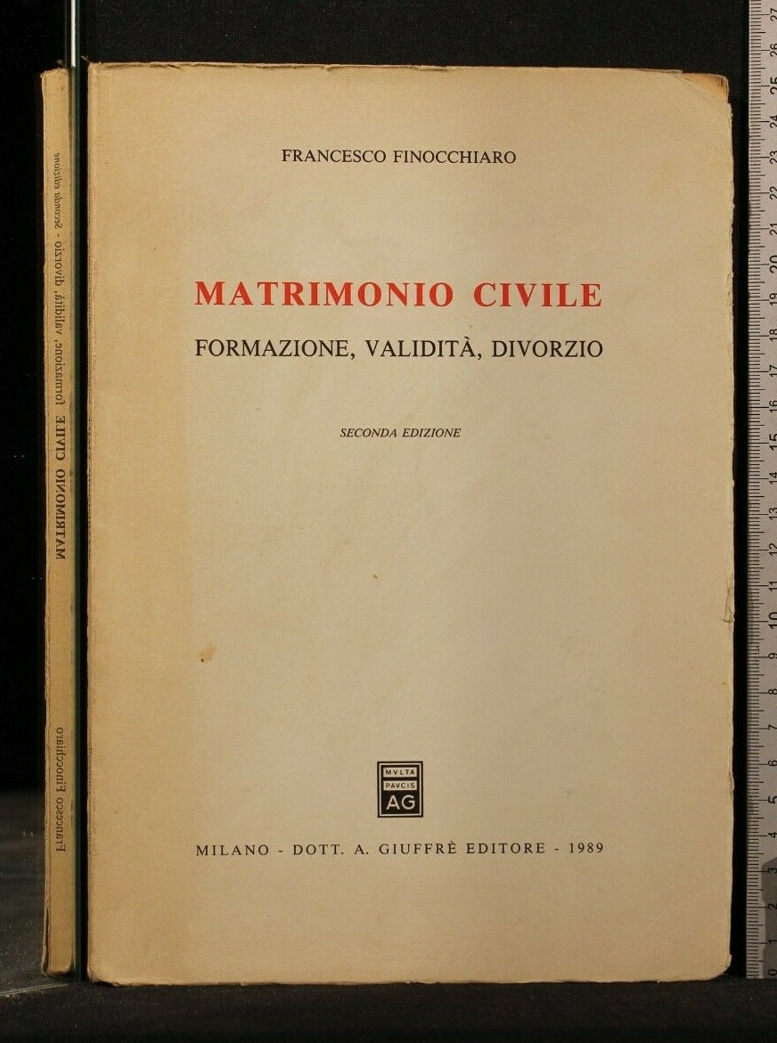 MATRIMONIO CIVILE FORMAZIONE, VALIDITA', DIVORZIO