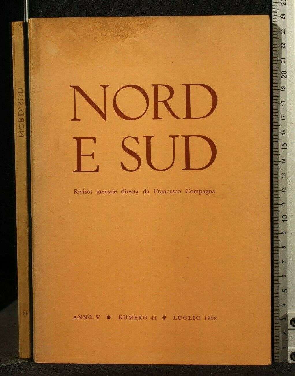 NORD E SUD ANNO V, N 44 - LUGLIO 1958