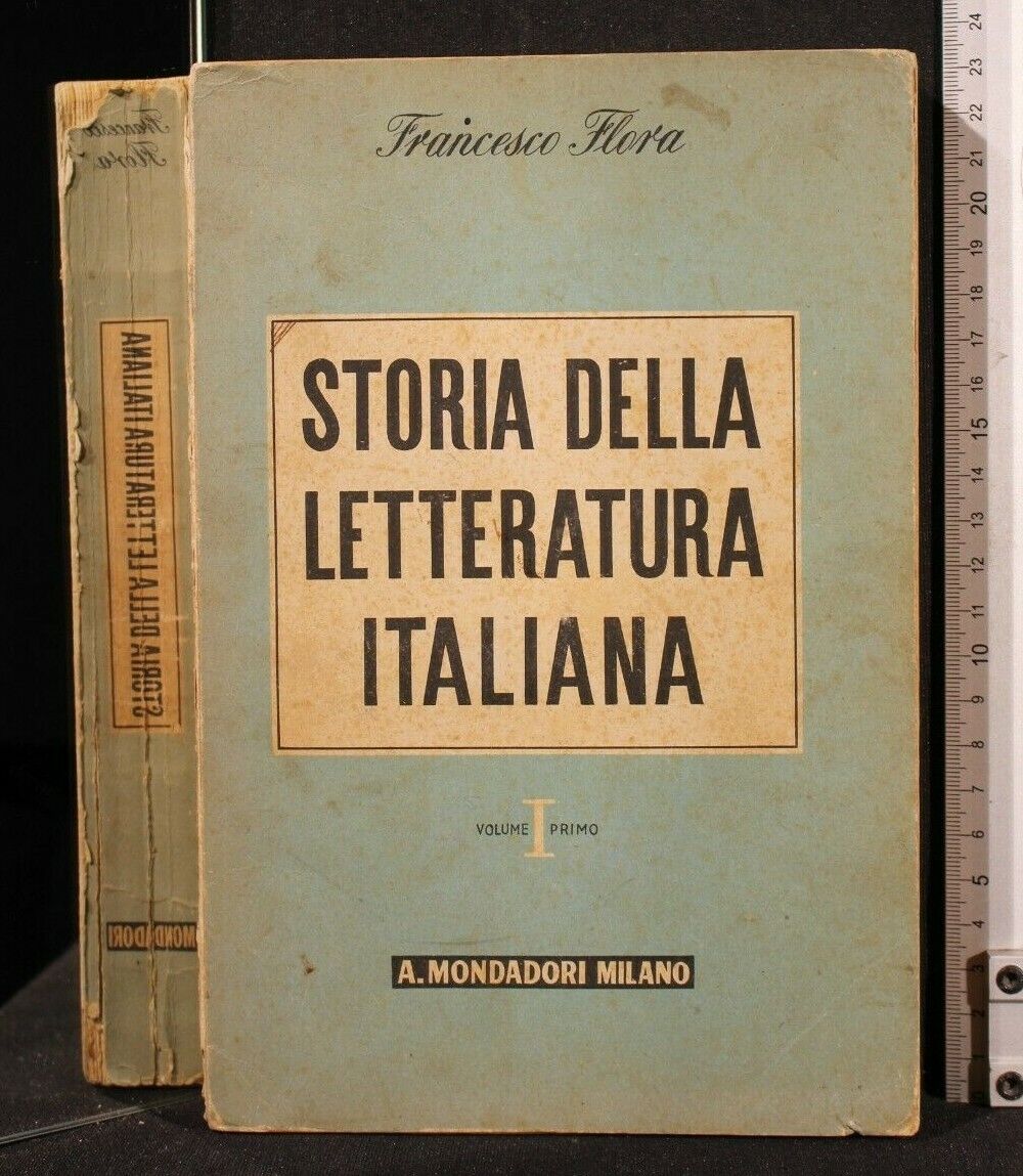 STORIA DELLA LETTERATURA ITALIANA VOL 1