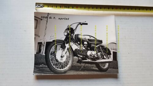 Aermacchi Harley-Davidson 350 GT Sprint 1970 foto cartella stampa no …